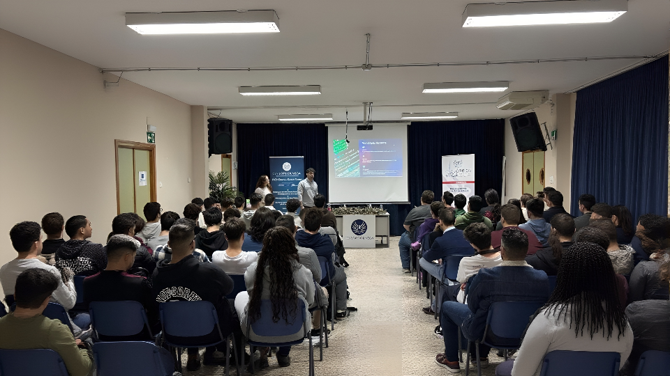 Charla con los estudiantes del instituo Lope de Vegas